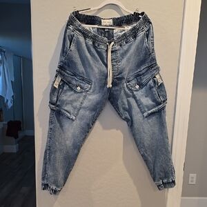 Sun + Stone Denim Joggers